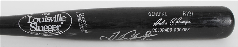 1993-97 Andres Galarraga Colorado Rockies Signed Louisville Slugger Professional Model Bat (MEARS LOA/JSA)