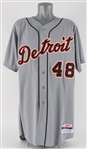 2013 Torii Hunter Detroit Tigers Signed Spring Training Road Jersey (MEARS LOA/JSA/MLB Hologram)