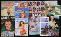 1910s-2010s Baseball Football Basketball Americana Memorabilia Collection - Lot of 100+ w/ Publications, Stamps, Political & More
