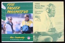 1992 Brett Favre Green Bay Packers First Season Publications - Lot of 2 