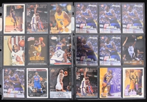 1990s-2010s Kobe Bryant LeBron James Lakers/Cavaliers Basketball Trading Cards - Lot of 18