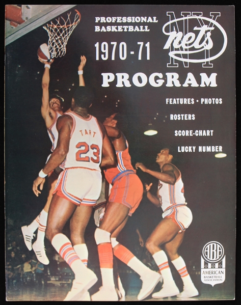 1970-71 New York Nets Pittsburgh Condors ABA Game Program