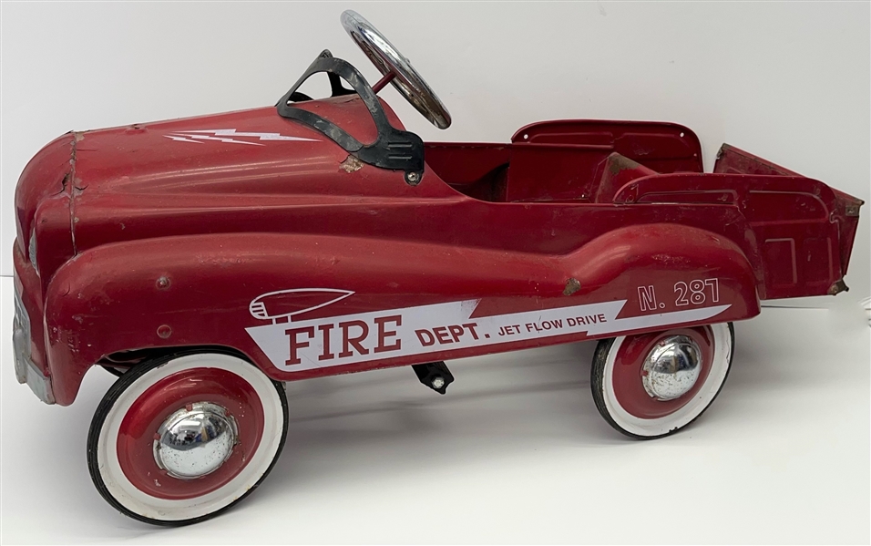 1950s Fire Dept. No. 281 Jet Flow Drive Pedal Car 