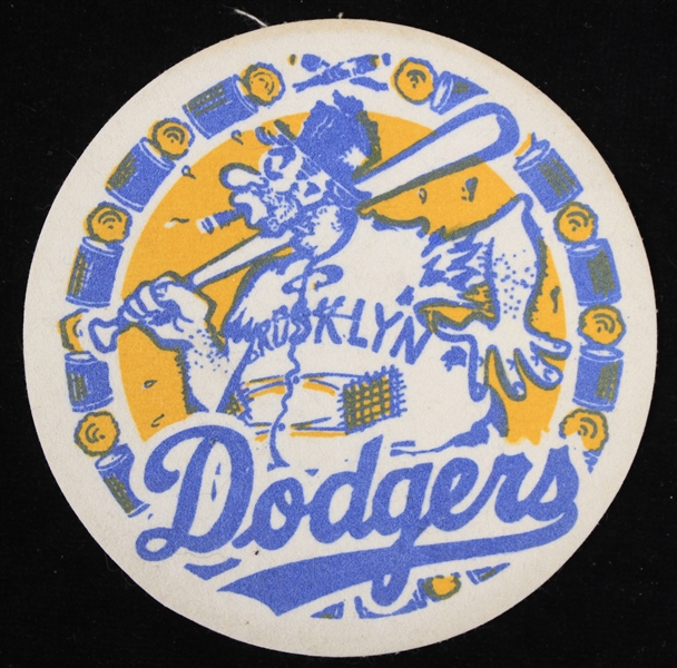 1950s Brooklyn Dodgers 5" Dem Bums Circular Patch