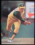 1970s Jim Catfish Hunter Oakland Athletics Signed 7.25" x 10" Magazine Photo