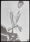 1970s Johnny Mize New York Yankees Signed 7" x 10" Book Photo