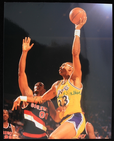 1980s Kareem Abdul Jabbar Los Angeles Lakers Signed 8" x 10" Photo (JSA)
