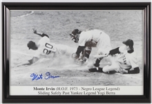 1938-1948 Monte Irvin Newark Eagles Signed 12x18 Framed Photo (JSA)