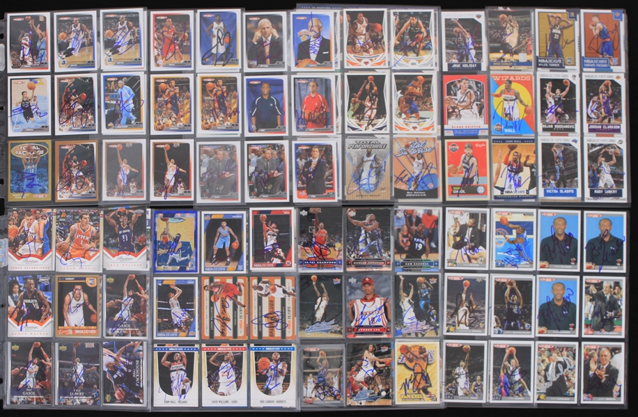 2000s-10s Signed Basketball Trading Cards - Lot of 140