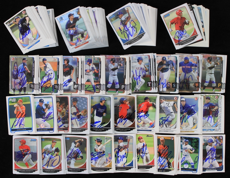 2010s Signed Baseball Trading Cards - Lot of 700