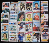 1970s Signed Hockey Trading Card Collection - Lot of 80