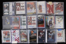 2000s-10s Signed Football Insert Trading Cards - Lot of 170