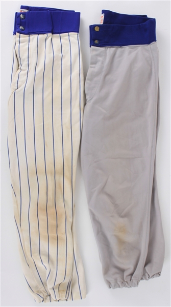 1970s Chicago Cubs Organizational Uniform Pants - Lot of 2 (MEARS LOA)