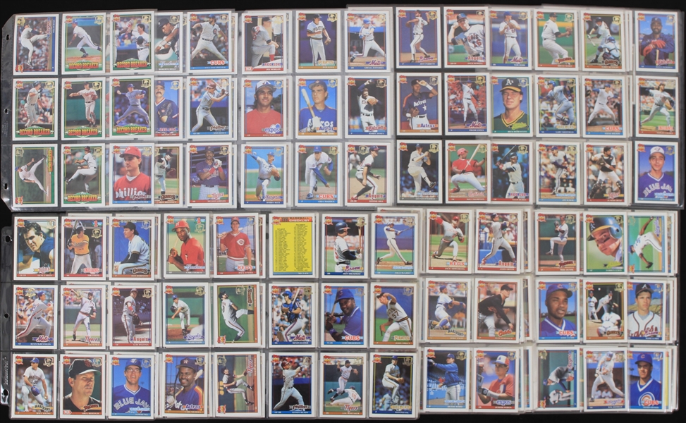1991 Topps Operation Desert Storm Baseball Trading Cards - Complete Set of 792