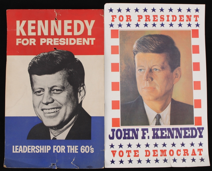 1960s John F. Kennedy 35th President of the Unites States Broadsides - Lot of 2