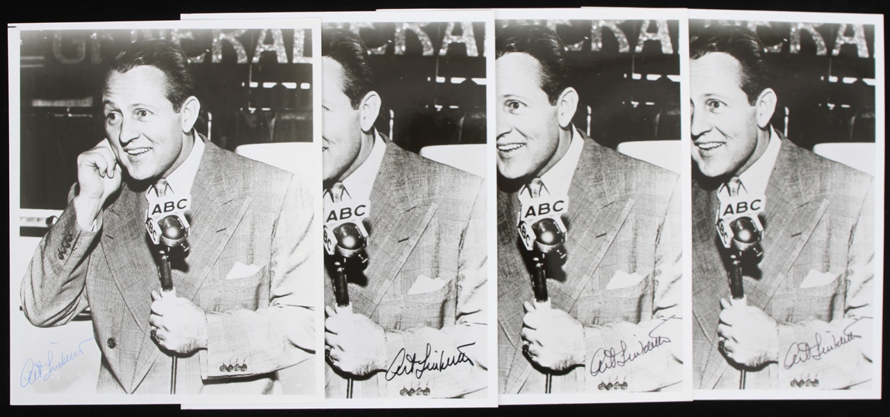 1970s Art Linkletter Radio Personality Signed 8" x 10" Photos - Lot of 4 (JSA)