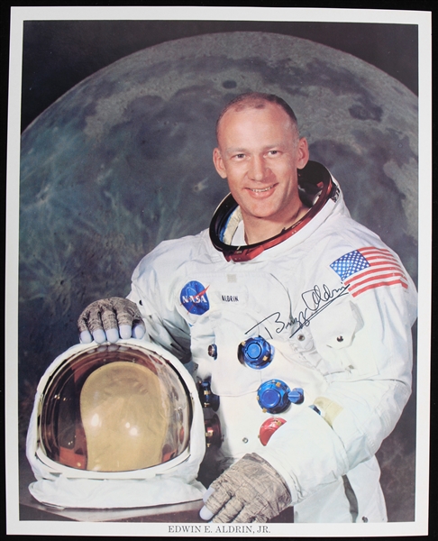 1963 Buzz Aldrin Apollo 11 Astronaut Signed 8" x 10" NASA Photo (JSA)