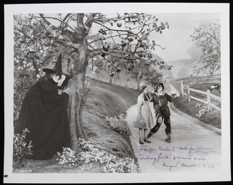 1970s Margaret Hamilton Wizard of Oz Wicked Witch of the West Signed 8" x 10" Photo (JSA)