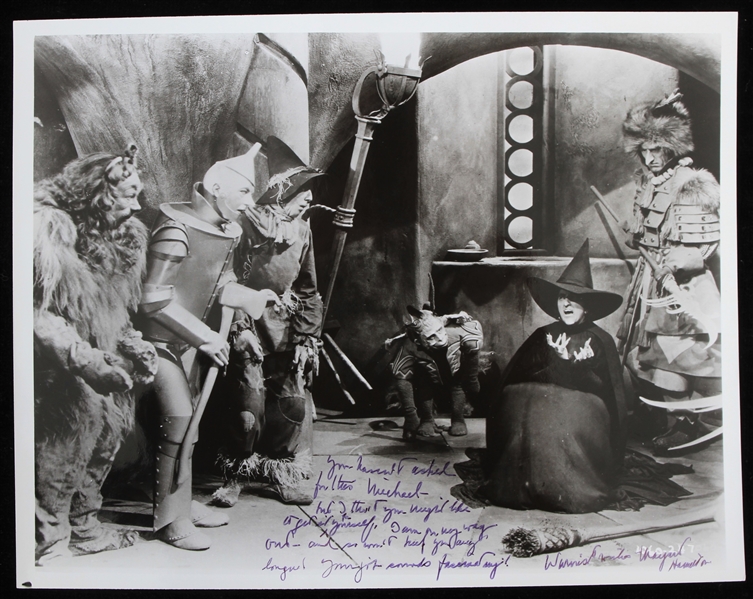 1970s Margaret Hamilton Wizard of Oz Wicked Witch of the West Signed 8" x 10" Photo (JSA)