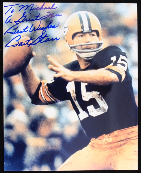 1980s Bart Starr Green Bay Packers Signed 8" x 10" Photo (JSA)