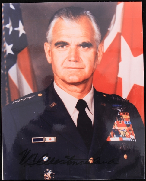 1970s William Westmoreland US Army General Signed 8" x 10" Photo (JSA)