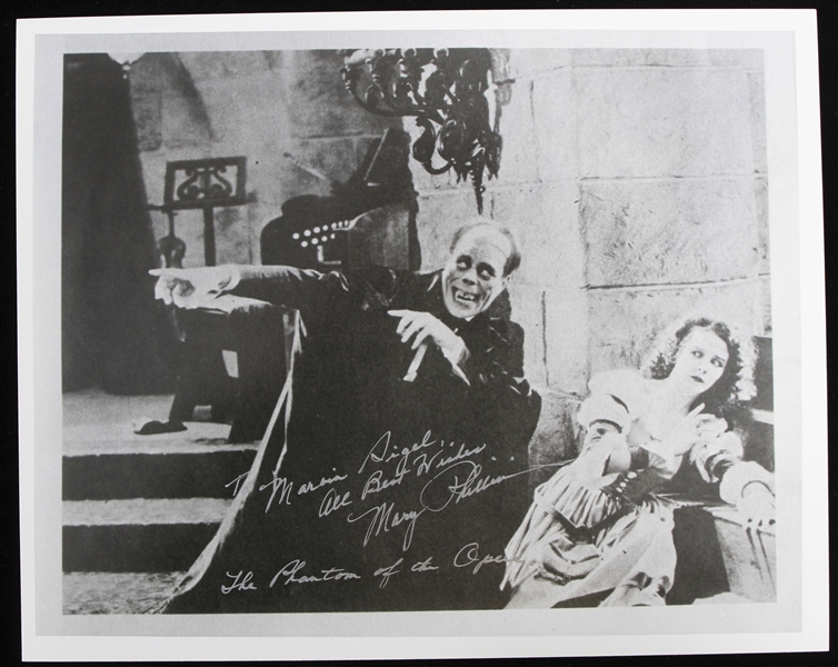 1980s Mary Philbin Phantom of the Opera Signed 8" x 10" Photo (JSA)
