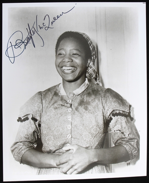 1980s Butterfly McQueen Gone With The Wind Signed 8" x 10" Photo (JSA)