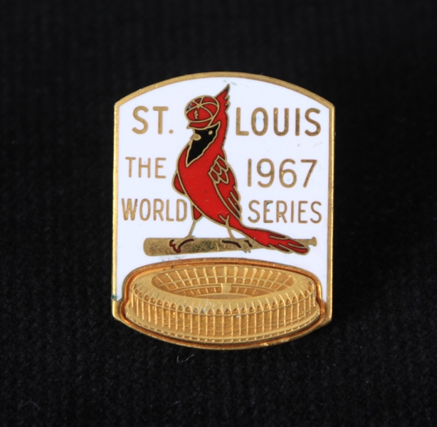 1967 St. Louis Cardinals 1" World Series Press Pin