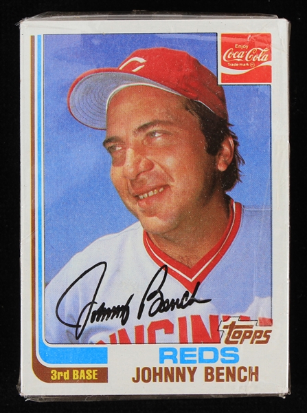 1982 Cincinnati Reds Topps Baseball Trading Cards Sealed Coca Cola Team Set w/ 22 Cards