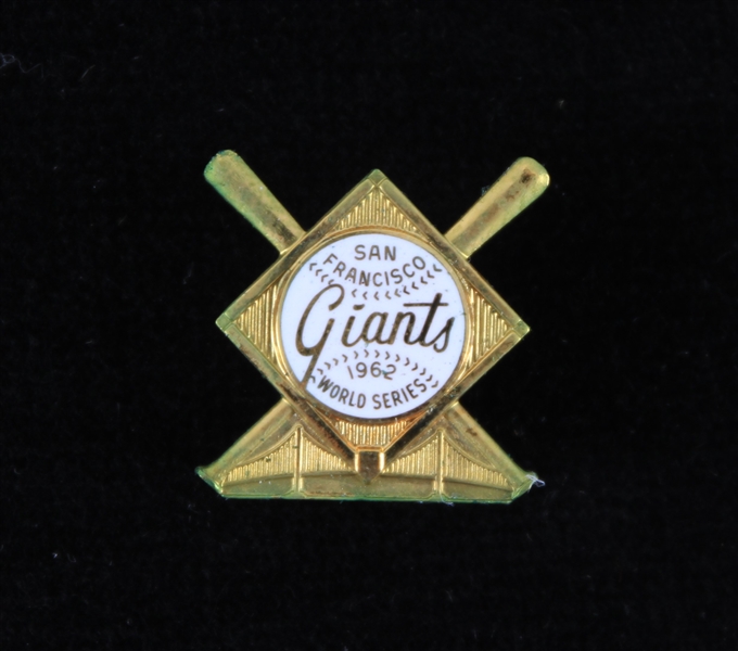 1962 San Francisco Giants 3/4" World Series Press Pin 