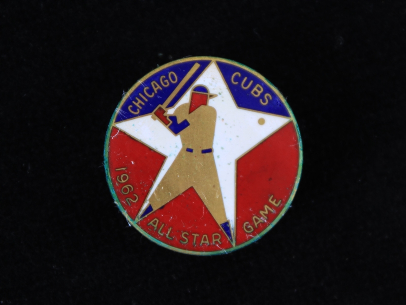 1962 Chicago Cubs Wrigley Field 1" Press Pin