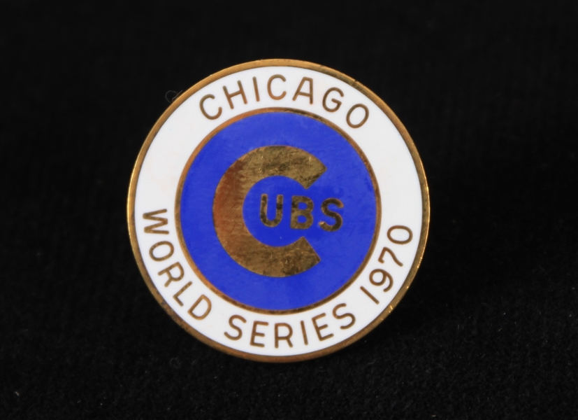 1970 Chicago Cubs 1" World Series Ghost Press Pin