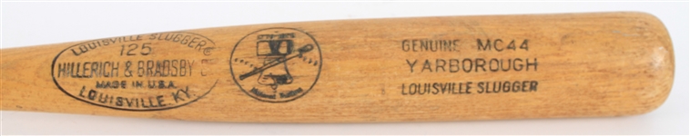 1976 Donald Yarborough Elizabethtown Twins H&B Louisville Slugger Professional Model Game Used Bat (MEARS LOA)