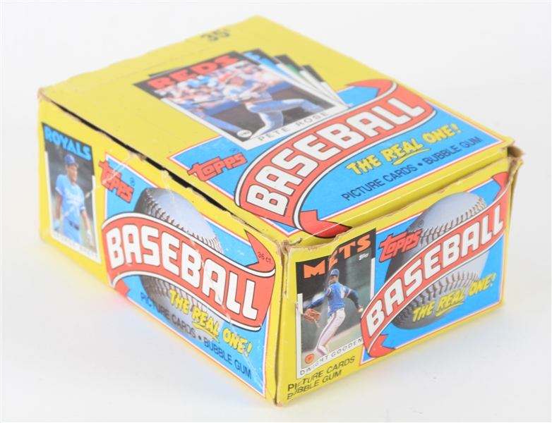 1986 Topps Baseball Trading Cards Hobby Box w/ 36 Unopened Packs