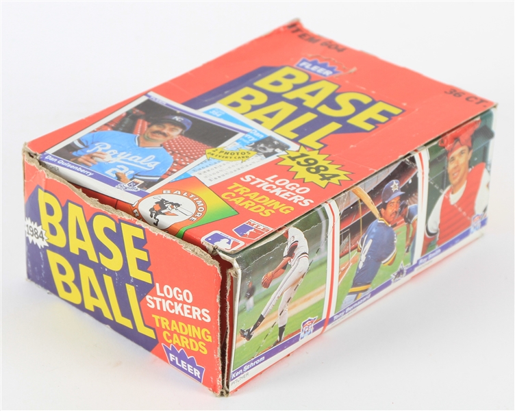 1984 Fleer Baseball Trading Cards Hobby Box w/ 36 Unopened Packs