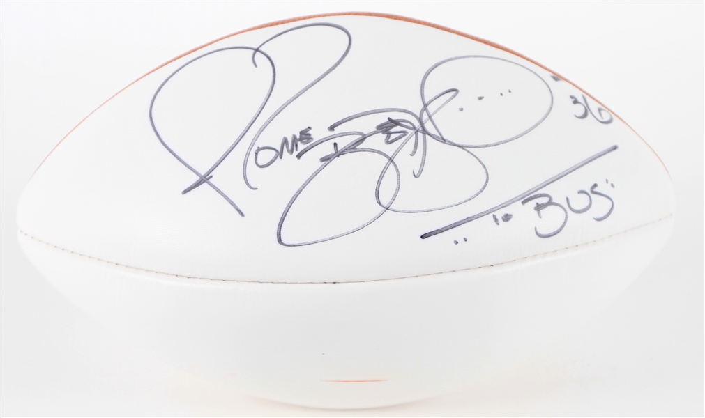 2000s Jerome Bettis Pittsburgh Steelers Signed Nike Autograph Panel Football (JSA)