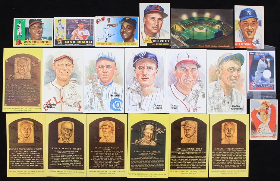 1950s-2010s Baseball Trading Cards & Postcards Collection - Lot of 125+