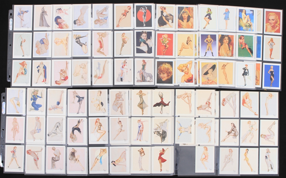 1992-97 Non Sports Trading Cards - Lot of 350+ w/ Snow White, Betty Boop, Varga Hollywood Pinups & Disney Villains