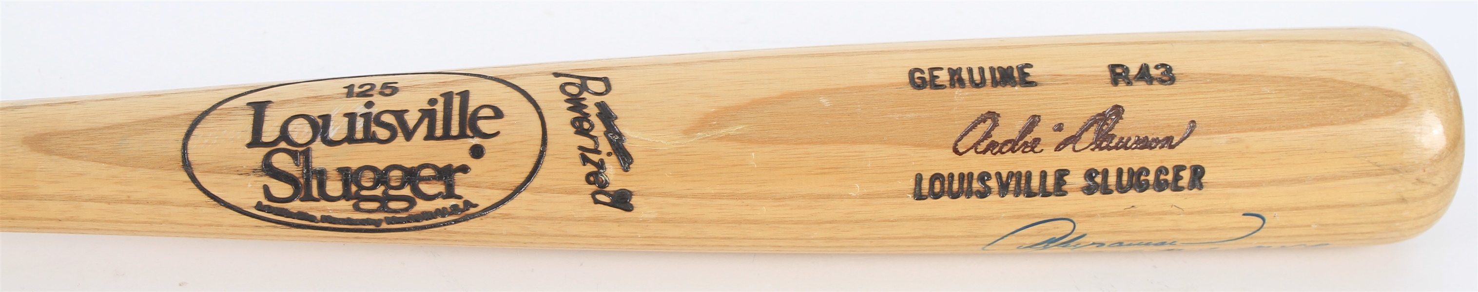 1983-85 Andre Dawson Montreal Expos Signed Louisville Slugger Professional Model Bat (MEARS LOA/JSA)
