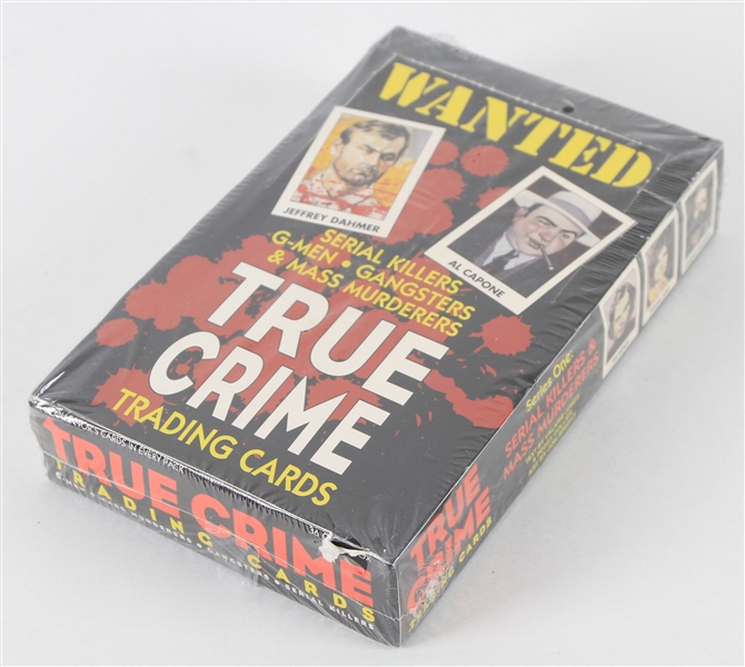 1992 True Crime Trading Cards Sealed Hobby Box w/ 36 Packs