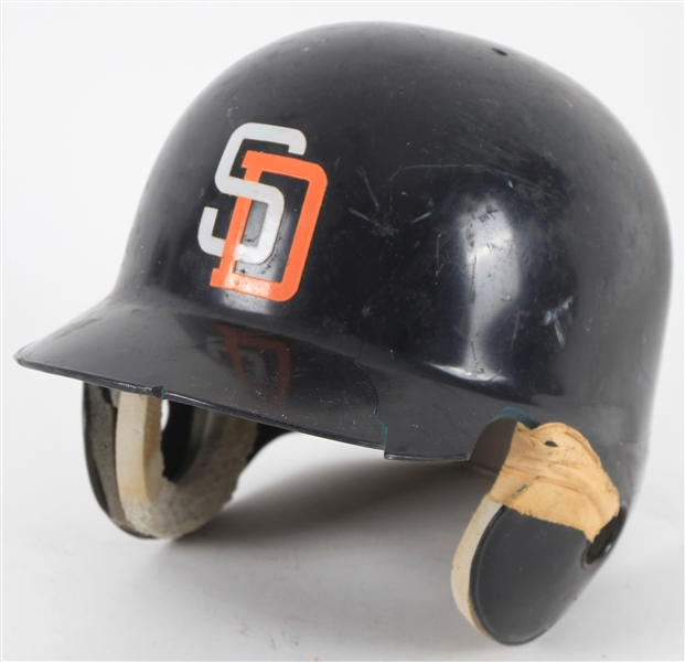2000s San Diego Padres Dual Ear Flap Batting Helmet (MEARS LOA)