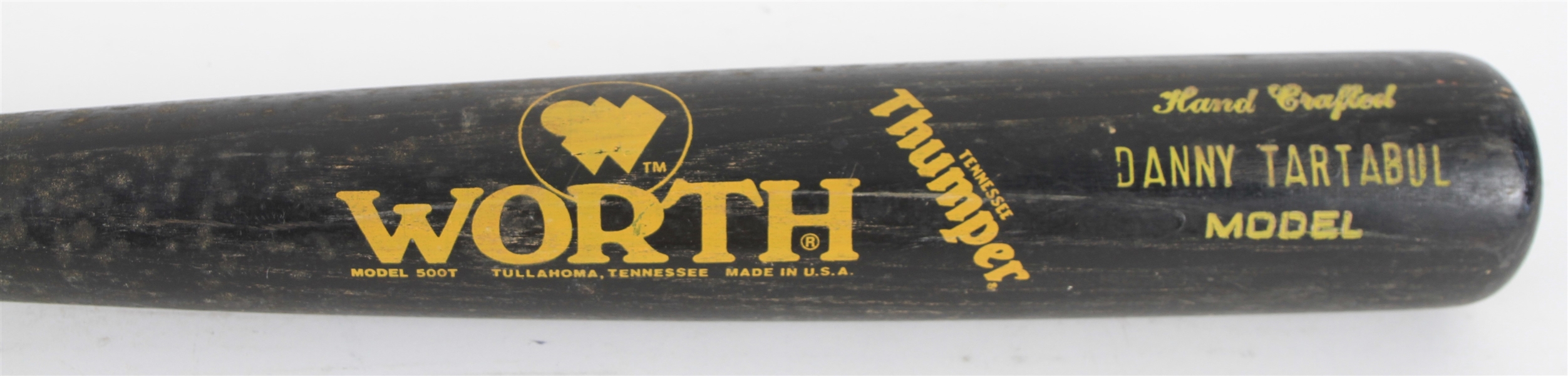 1988-89 Danny Tartabull Kansas City Royals Worth Professional Model Game Used Bat (MEARS LOA)