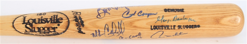 1980s Milwaukee Brewers Multi Signed Louisville Slugger 180 Bat w/ 6 Signatures Including Paul Molitor, Sixto Lezcano, George Bamberger & More (JSA)