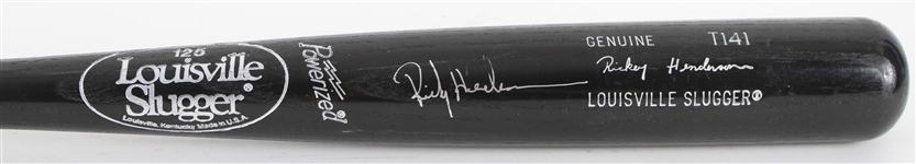 1986-89 Rickey Henderson New York Yankees Signed Louisville Slugger Professional Model Bat (MEARS LOA/JSA)