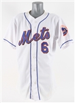1999 Jason Tyner New York Mets Spring Training Home Jersey (MEARS LOA)