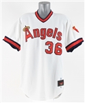 2002 Ramon Ortiz Anaheim Angels Throwback Home Jersey (MEARS LOA)