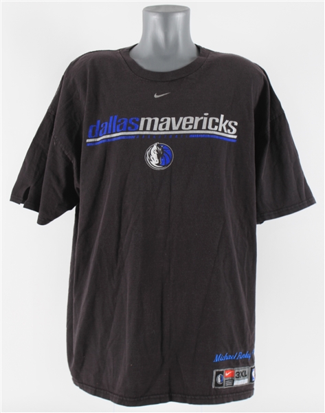 2001-02 Michael Finley Dallas Mavericks Shooting Shirt (MEARS LOA)