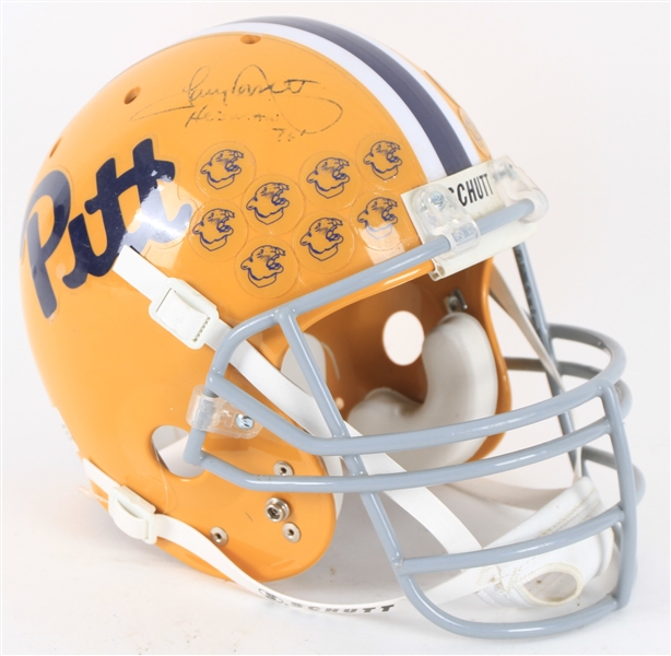 2000s Tony Dorsett Pitt Panthers Signed Full Size Display Helmet (JSA)