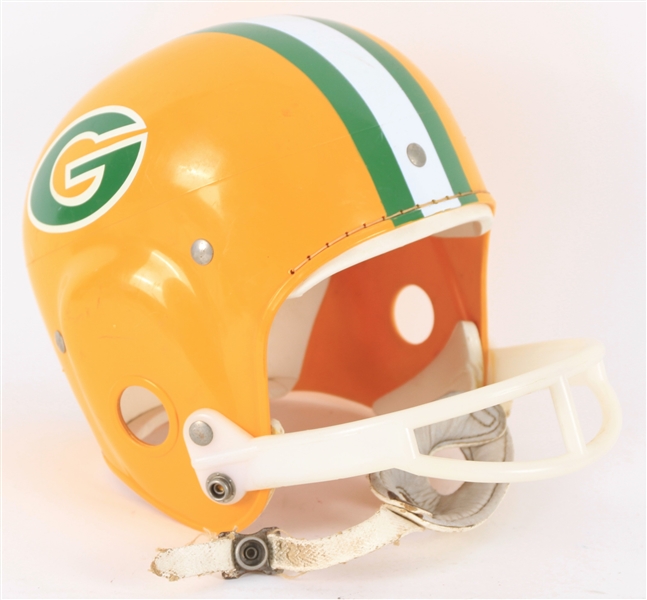 1960s Green Bay Packers MacGregor E60G Youth Football Helmet