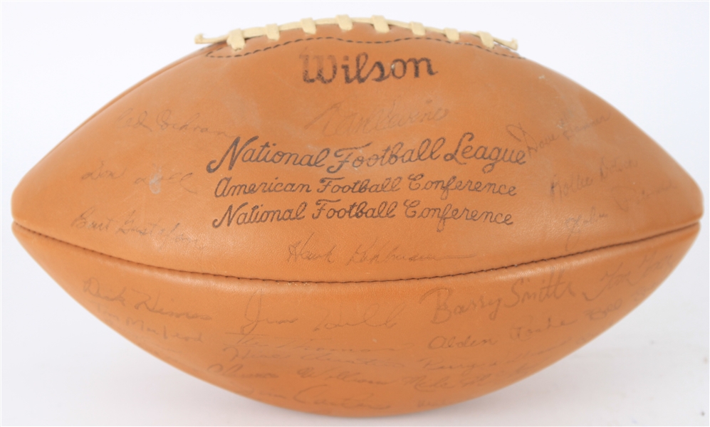 1971-74 Green Bay Packers Signature Stamped Football